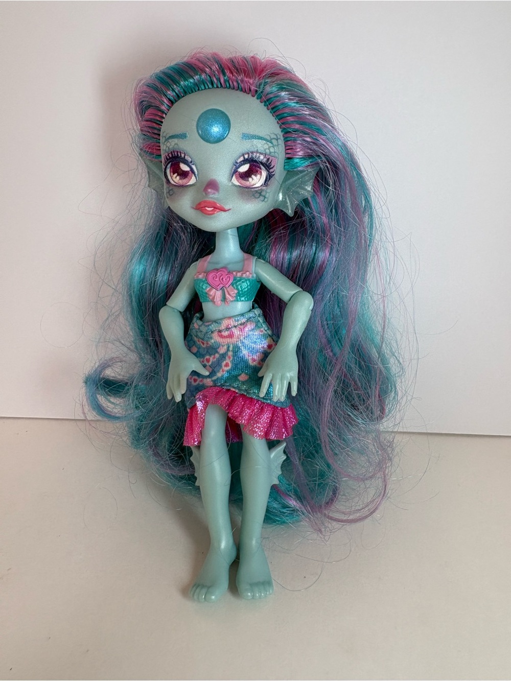Magic Mixies Pixlings Marena Mermaid Doll 6” Moose Toys 2023 Dress Figure